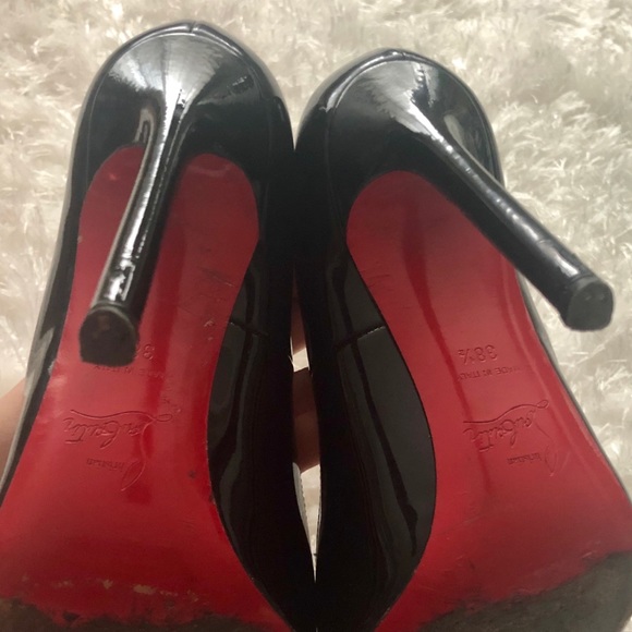Christian Louboutin Pigalle 120 Black Patent - Picture 4 of 8